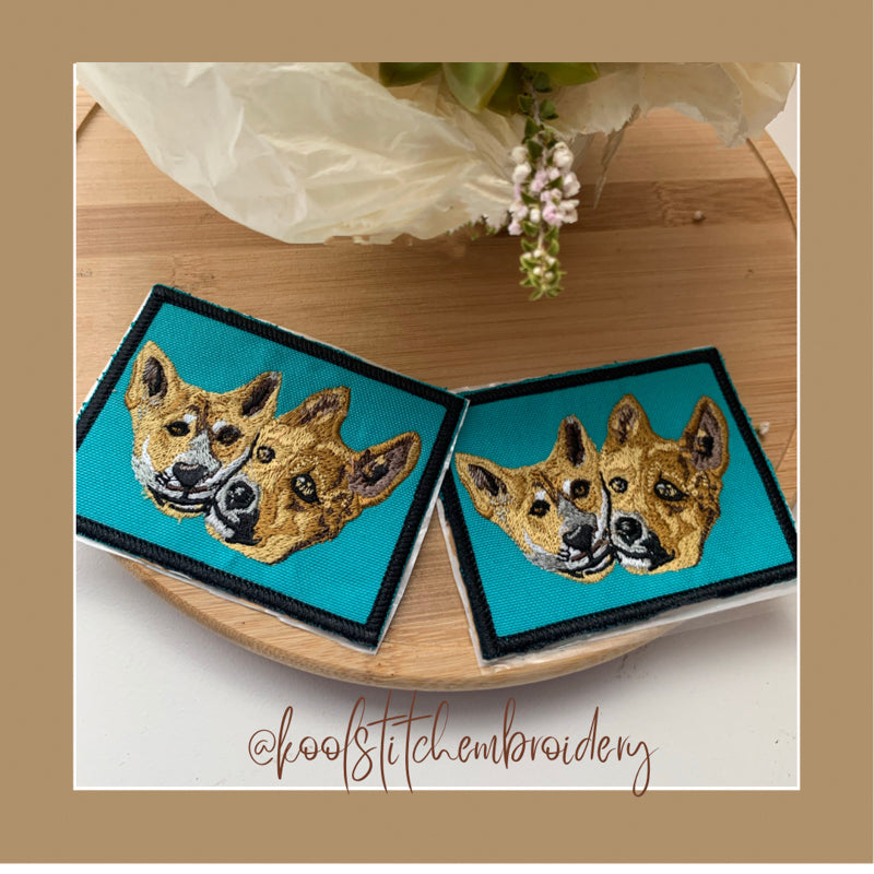 Custom sew on Iron on Embroidered Patch